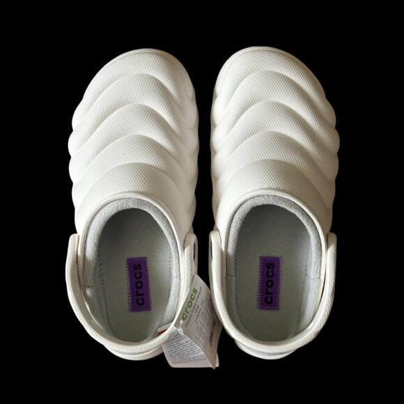 Adult's Classic Crocs Lined Overpuff Clogs Fuzzy Warm Slippers Shoes - Picture 12 of 16